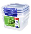Boîte à Repas Sistema - Square Coupez-le Plus - 3 Pack - 1.15 L  Boîte à Repas Sistema - Square Coupez-le Plus - 3 Pack - 1.15 L