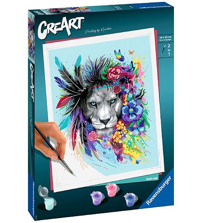 RavensburgerCréation Set de Peinture Ravensburger - Boho Lion RavensburgerCréation Set de Peinture Ravensburger - Boho Lion