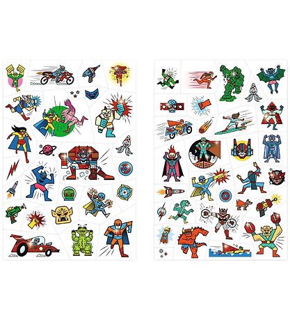 Djeco Tattoos - 50+ - Heroes vs Villains