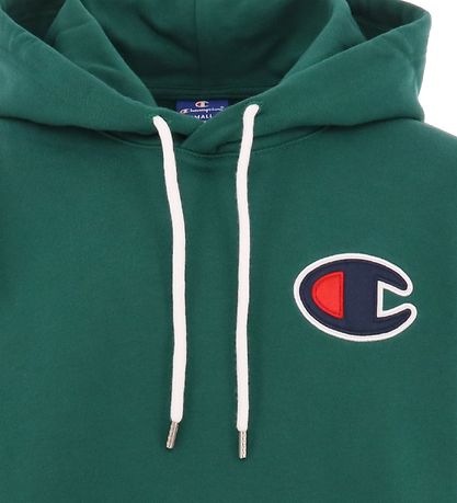 Champion Fashion Hoodie - Dark Green w. Logo