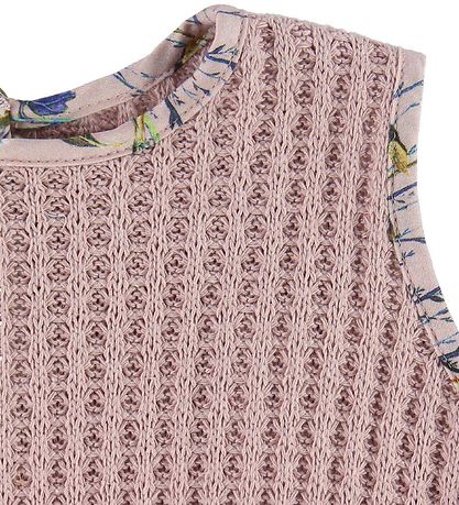 Christina Rohde Sommerstrampler - Strick - Pink Christina Rohde Sommerstrampler - Strick - Pink