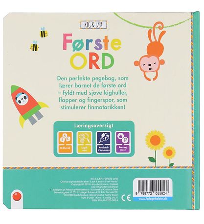 Forlaget Bolden Book - Kig & lær: Første ord - Danish Forlaget Bolden Book - Kig & lær: Første ord - Danish