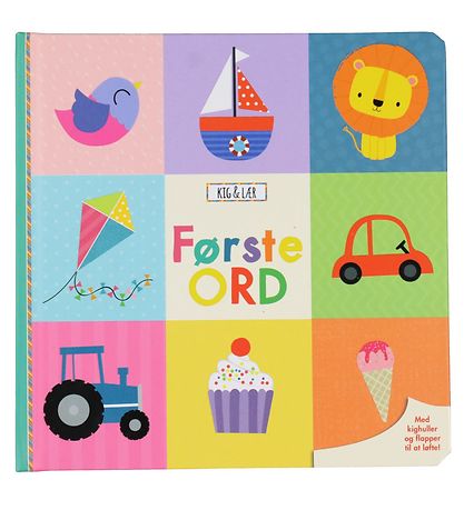 Forlaget Bolden Book - Kig & lær: Første ord - Danish
