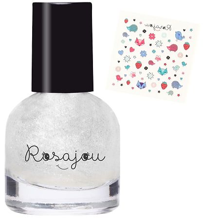 Rosajou Nail Polish w. Nailstickers - Bead