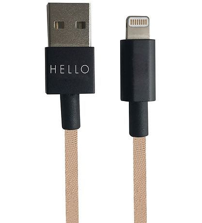 Design Letters Charging cable - iPhone - USB-A/Lightning - Beige