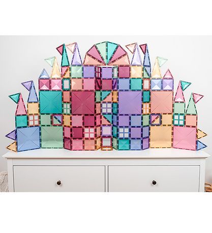 Connetix Magnet Set - 120 Parts - Pastel Creative