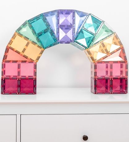 Connetix Magnet Set - 120 Parts - Pastel Creative