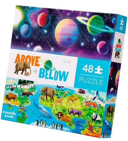 Puzzle Crocodile Creek - 48 Briques - Terre et Space Puzzle Crocodile Creek - 48 Briques - Terre et Space