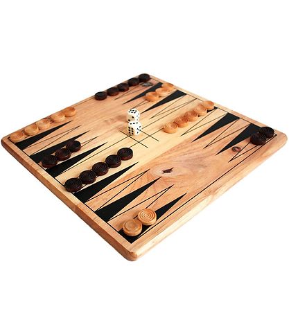 TACTIC Board Game - Wood - 5-I-1 - Collection Classique