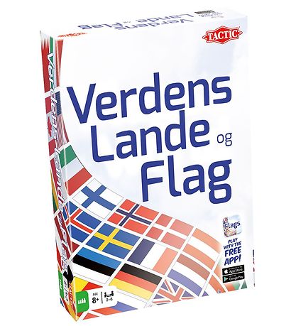 Jeu de Société TACTIC - Pays et drapeaux du monde - Danois Jeu de Société TACTIC - Pays et drapeaux du monde - Danois