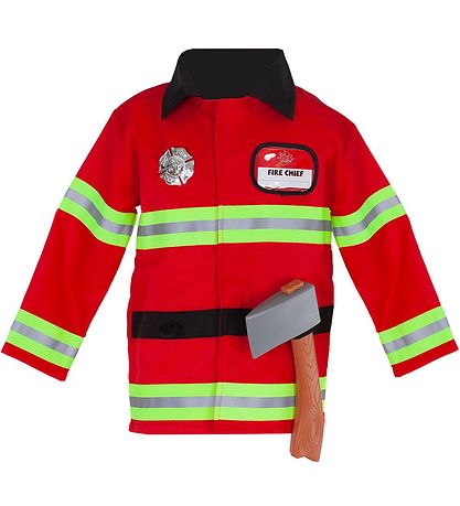 Great Pretenders Costume - Fireman - Red Great Pretenders Costume - Fireman - Red