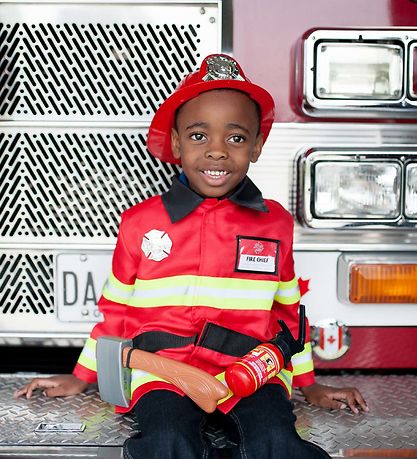 Great Pretenders Costume - Fireman - Red Great Pretenders Costume - Fireman - Red