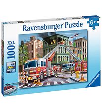 Ravensburger Palapeli - 100 Tiilet - Fire Truck Rescue Ravensburger Palapeli - 100 Tiilet - Fire Truck Rescue
