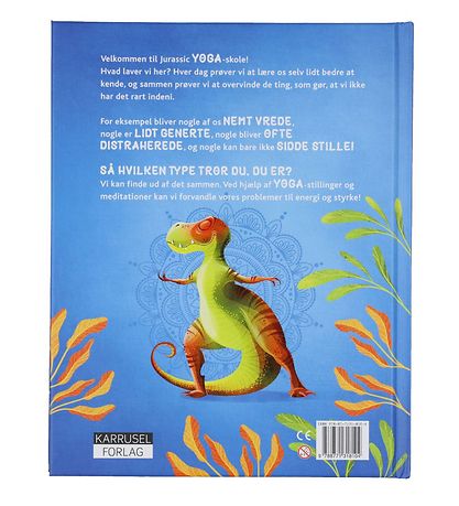Karrusel Forlag Book - Dino Yoga - Danish Karrusel Forlag Book - Dino Yoga - Danish