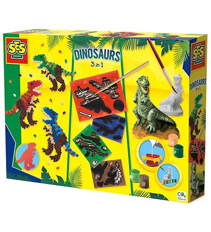 SES Creative Kreatives Spielset - Dinosaurs - 3i1