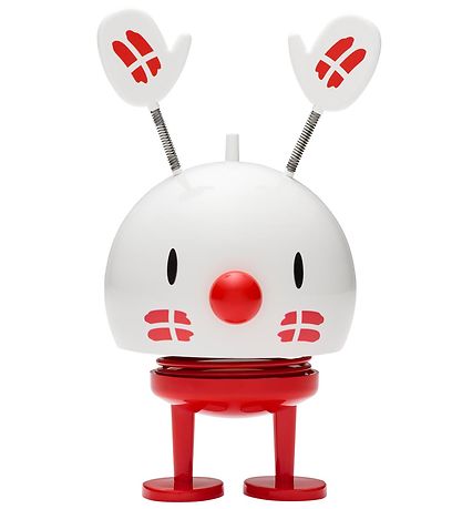 Hoptimist Medium Bumble - 14 cm - Geburtstag - Rot/Weiß