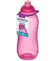 Sistema Water Bottle - Squeeze - 330 mL - Pink w. Pink Sistema Water Bottle - Squeeze - 330 mL - Pink w. Pink