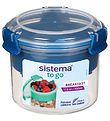 Sistema Lunchbox w. Cutlery - Breakfast To Go - 530 mL - Dark Bl