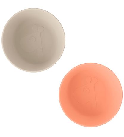 Done By Deer Bowl - 2-Pack - Sand/Coral Done By Deer Bowl - 2-Pack - Sand/Coral