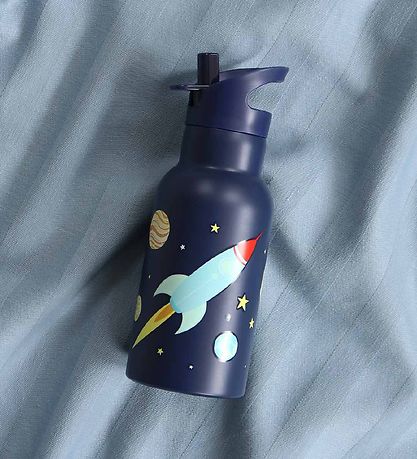 A Little Lovely Company Water Bottle - 350 mL - Stainless Steel 