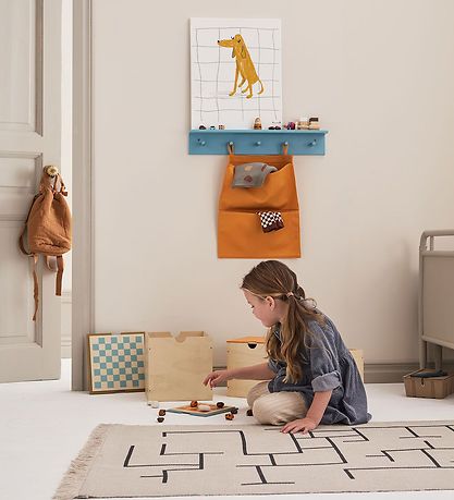 Kids Concept Play Mat - Geometrisk - Grey