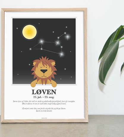 Kids by Friis Poster - Zodiac - The Lion