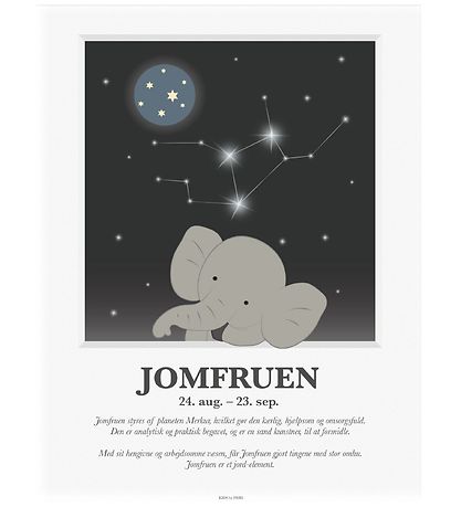 Kids by Friis Poster - Zodiac - Virgo