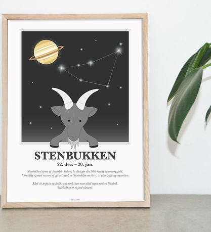 Kids by Friis Poster - Zodiac - Capricorn Kids by Friis Poster - Zodiac - Capricorn