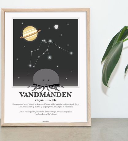 Kids by Friis Poster - Zodiac - Aquarius Kids by Friis Poster - Zodiac - Aquarius