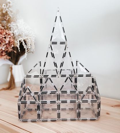 Connetix Magnet set - 34 Parts - Clear