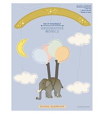 Vissevasse Baby Mobile - Do It Yourself - Flying Elephant Vissevasse Baby Mobile - Do It Yourself - Flying Elephant