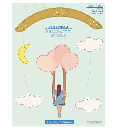 Vissevasse Baby Mobile - Do It Yourself - Balloon Dream