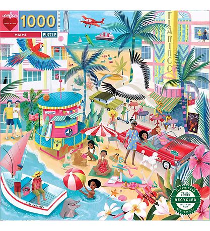 Puzzle Eeboo - 1000 Briques - Miami