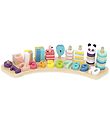 Vilac Stacking Blocks - Wood - Learn Numbers and Shapes Vilac Stacking Blocks - Wood - Learn Numbers and Shapes