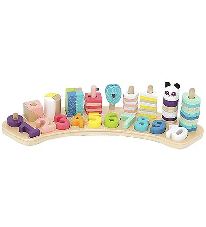 Blocs Empilables Vilac - Bois - Apprendre Nombres et la forme Blocs Empilables Vilac - Bois - Apprendre Nombres et la forme