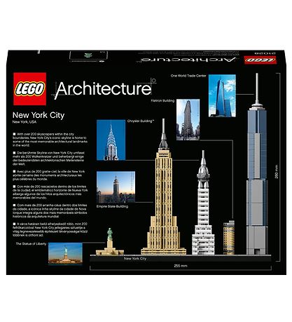 LEGO® Architecture - New York City 21028 - 598 Parts LEGO® Architecture - New York City 21028 - 598 Parts