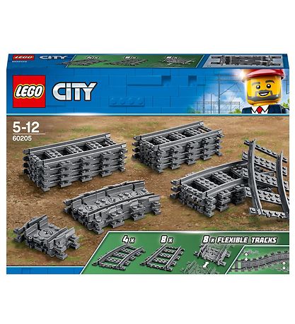 LEGO® City - Pack de rails 60205 - 20 Parties LEGO® City - Pack de rails 60205 - 20 Parties