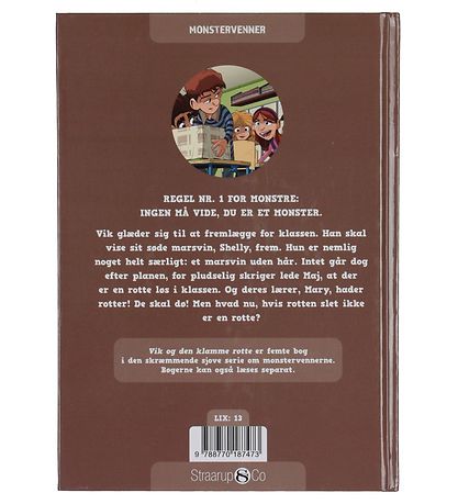 Straarup & Co Bog - Monstervenner 5 - Vik and The Disgsuting Rat