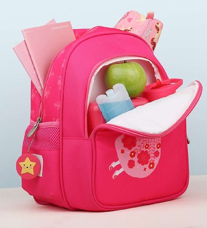A Little Lovely Company Preschool Backpack w. Thermo Pocket - Pi