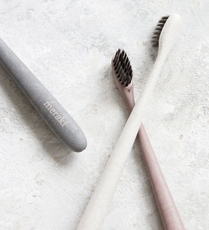 Brosse à dents Meraki - 3 Pack - Gris/Blanc/Rose
