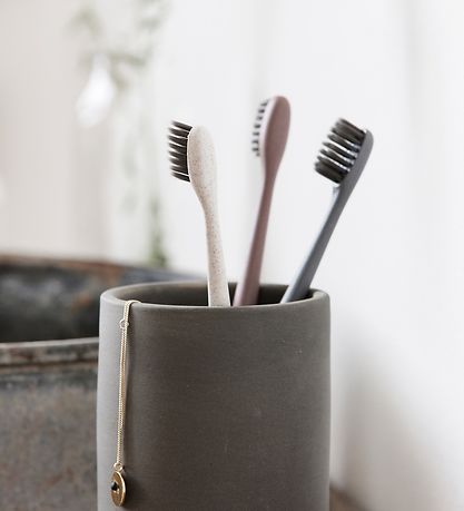 Brosse à dents Meraki - 3 Pack - Gris/Blanc/Rose
