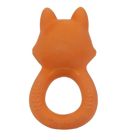 A Little Lovely Company Teether - Fox - Orange