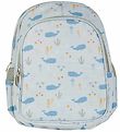 A Little Lovely Company Backpack w. Thermo Pocket - Ocean - Blue A Little Lovely Company Backpack w. Thermo Pocket - Ocean - Blue