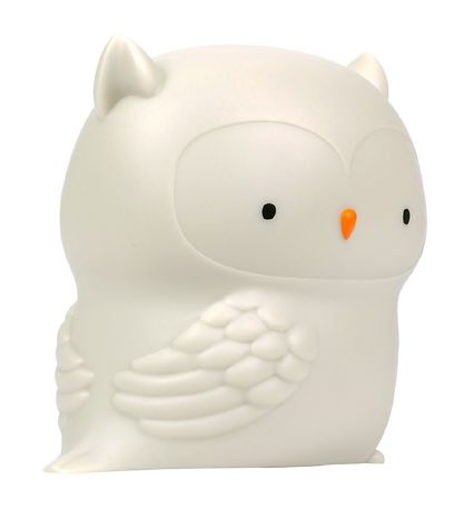 A Little Lovely Company Night Lamp - 11,8x11,5 cm - Owl - Grey