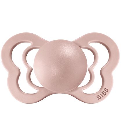 BIBS Couture Pacifiers - Size 2 - 2-Pack - Anatomical - Ivory/Bl