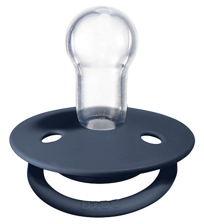 Bibs De Lux Dummies - 2-Pack - Silicone - Cloud/Steel Blue