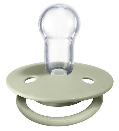 BIBS De Lux Pacifiers - 2-Pack - Round - Iceland Sea/Sage