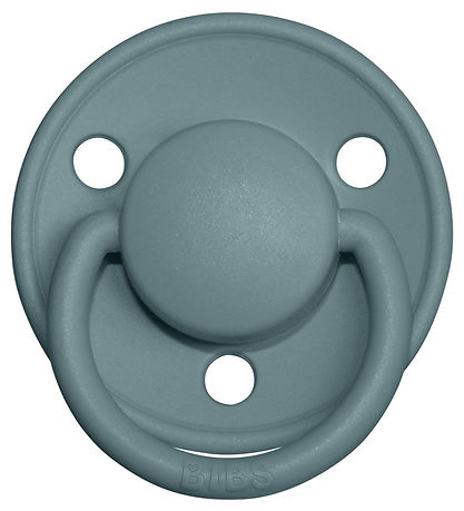 BIBS De Lux Pacifiers - 2-Pack - Round - Iceland Sea/Sage