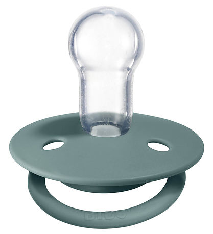 BIBS De Lux Pacifiers - 2-Pack - Round - Iceland Sea/Sage