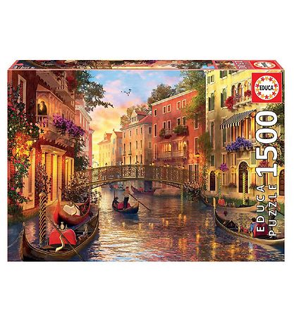 Puzzle Educa - 1500 Briques - Sunset in Venice Puzzle Educa - 1500 Briques - Sunset in Venice
